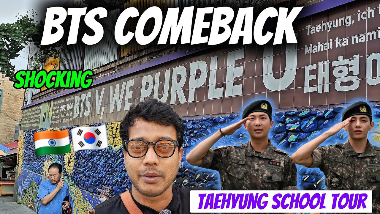 TRUTH ABOUT BTS COMEBACK? SHOCKING KIM TAEHYUNG SCHOOL TOUR 😱 | INDIANS BTS ARMY