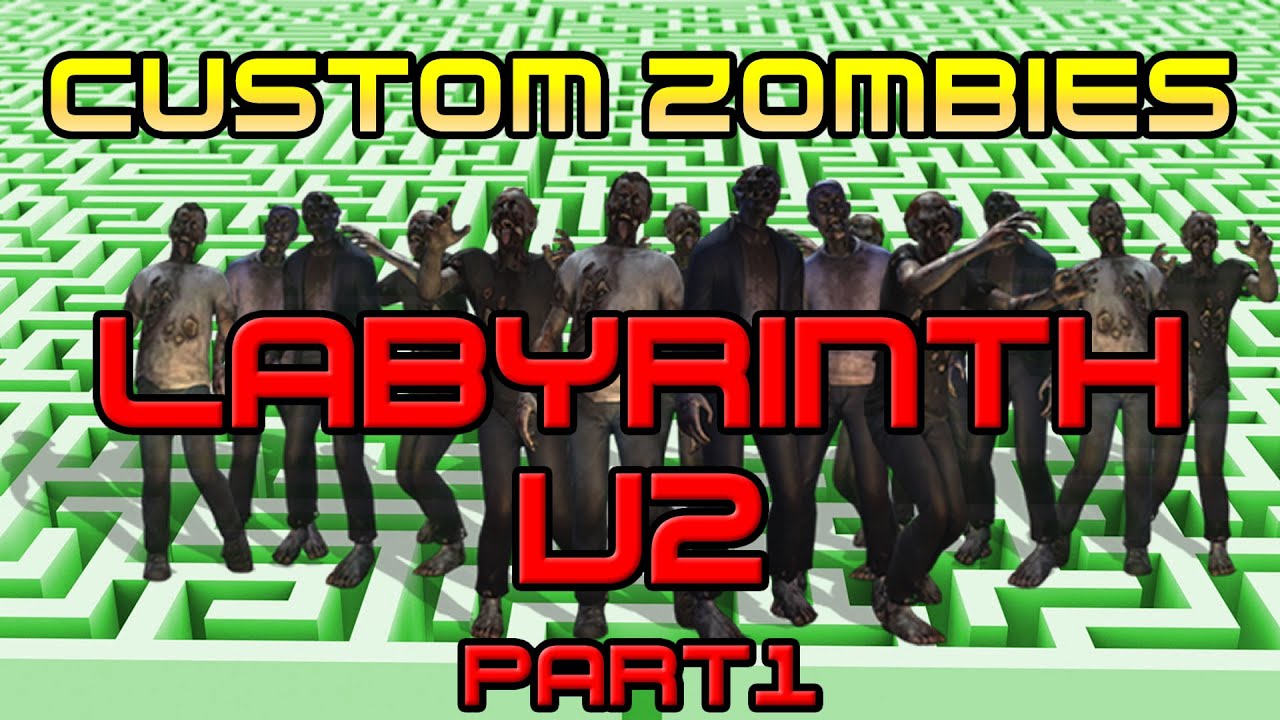 Labyrinth V2 Zombies (Part1) - CoD World at War Custom Zombies Map/Mod