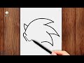 dessin sonic facile