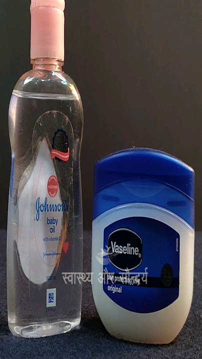 I mix Vaseline with Baby Oil and apply it to enhance the glow of my face #shorts #skincare  #beauty
