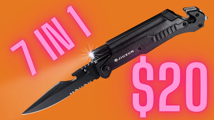 7 in 1 tactical folding knife: window breaker, seatbelt cutter bottle opener and more. Xiaomi Jiuxun