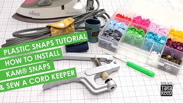 Plastic Snaps Tutorial - How to install Kam Snaps