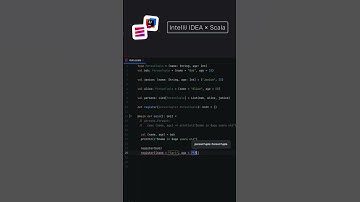 IntelliJ IDEA x Scala: Named tuples as parameters