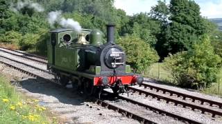 Redmire Station and Class J72 Steam Locomotive