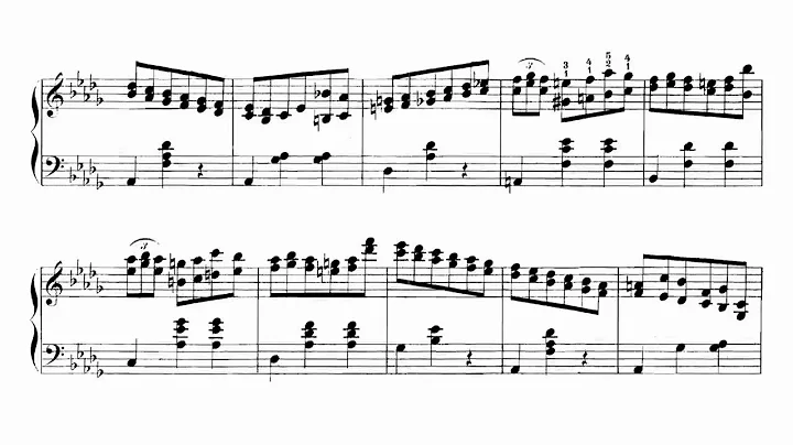 Chopin-Rosenthal...  Minute Waltz in Thirds played...