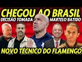 LEONARDO JARDIM! NOVO TÉCNICO DO FLAMENGO! CONTRATAÇÃO ENCAMINHADA! ARTHUR JORGE! CHEGOU AO BRASIL!