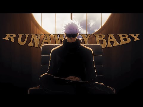 Runaway Baby _「 AMV」_ Jujutsu Kaisen | Shibuya Incident | Bruno Mars -(LYRICS)