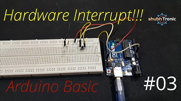 Arduino basics Explained: Hardware Interrupts || Button Debouncing || LED State Change