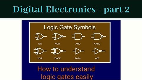 Digital electronics- logic gates ( part 2) #kpsc #ktu #vssc #isro