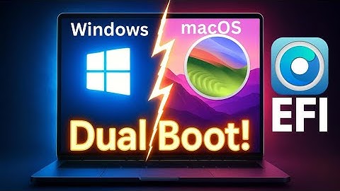 Dual Boot macOS Sonoma & Windows | Full EFI Setup + Installation Made Easy!