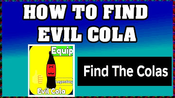 How To Find EVIL COLA in FIND THE COLAS ROBLOX [Update] [walkthrough]