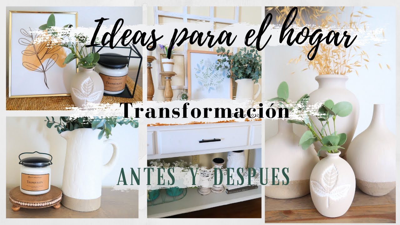 inteligente marioneta Indiferencia DIY`S⎟Transformación de Artículos de SEGUNDA⎟Decoraciones para el  Hogar⎟Ideas y decoración económica - YouTube