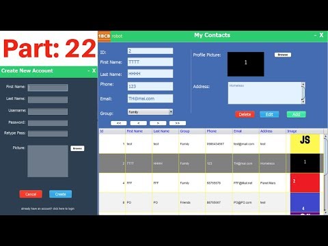 Java - Contact Management System Project In Java With MySQL Step By Step [with source code] Part 22