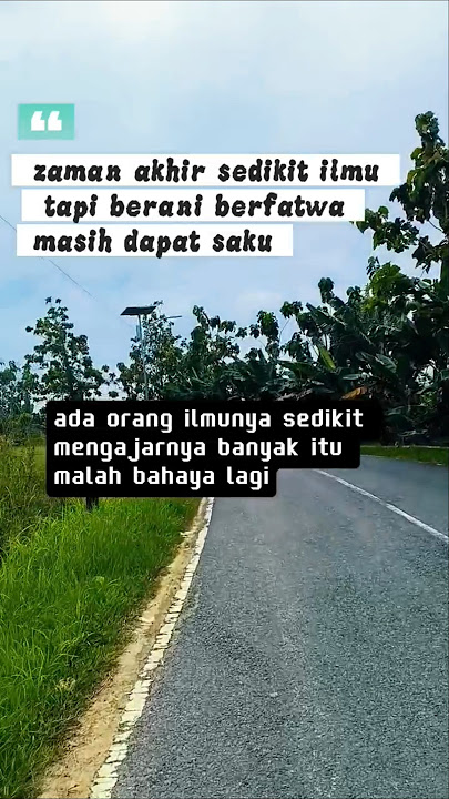 sedikit ilmu jangan berfatwa #gusbaha