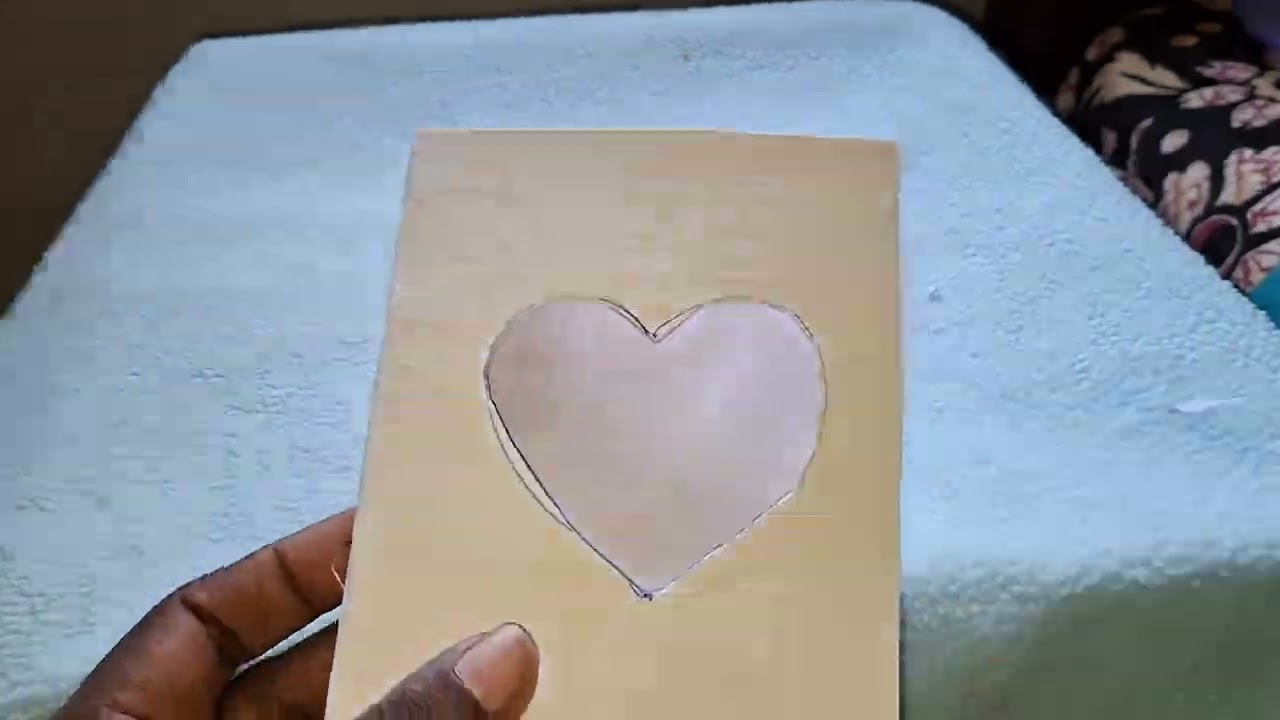 February 14 .. valentines day.  simple and easy greeting card making.