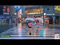 【4K HDR】6AM Heavy Rain Walk in Shibuya Tokyo 🇯🇵 | Quiet Streets & Relaxing Rain Sounds