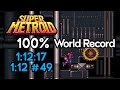 Super metroid 100  11217 world record  112 49