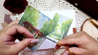 💫 ASMR journaling summer vibes with me ❤️ #asmr #journaling #scrapbooking #craftastherapy #summer 