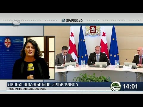 მინისტრები მცირე მთავრობის კონცეფციას აფასებენ