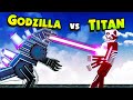 Godzilla's MOST POWERFUL LASER Attack on TITAN - People Playground