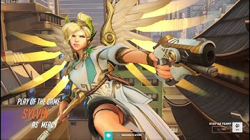 Salty player calls me a HACKER by playing BATTLE Mercy.