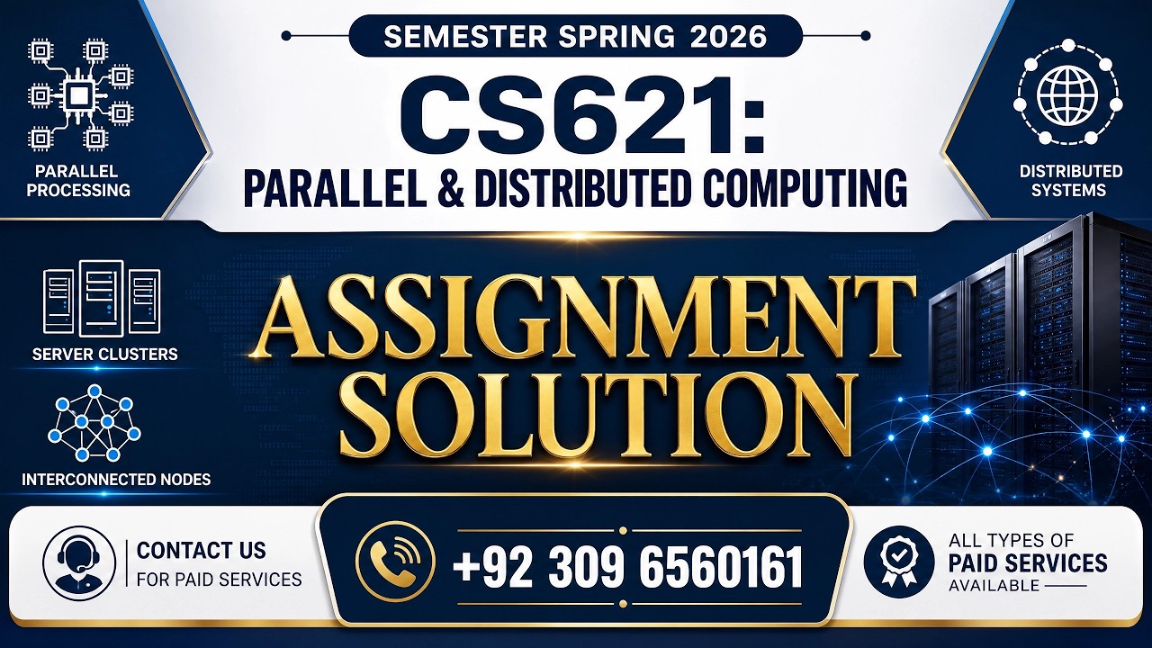 CS621 Assignment 1 Solution Spring 2026 | 100% Correct By VU Bright ...