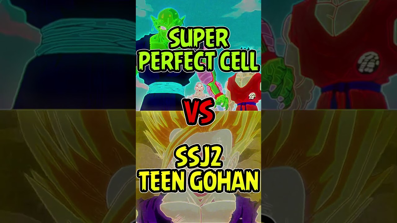 Super Perfect Cell vs SSJ2 Gohan 