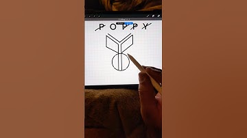 Name POPPY as a Logo comment your name for next video #fyp #foryou #artwork #youtube #youtubeshorts