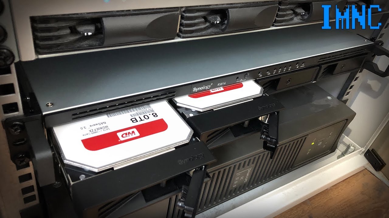 My New Synology RS816 NAS & 32TB of WD RED Storage!