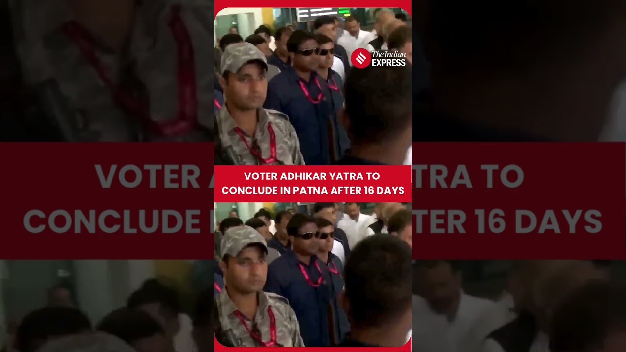 Rahul Gandhi Reaches Patna As Congress’s Voter Adhikar Yatra Ends After 16 Days