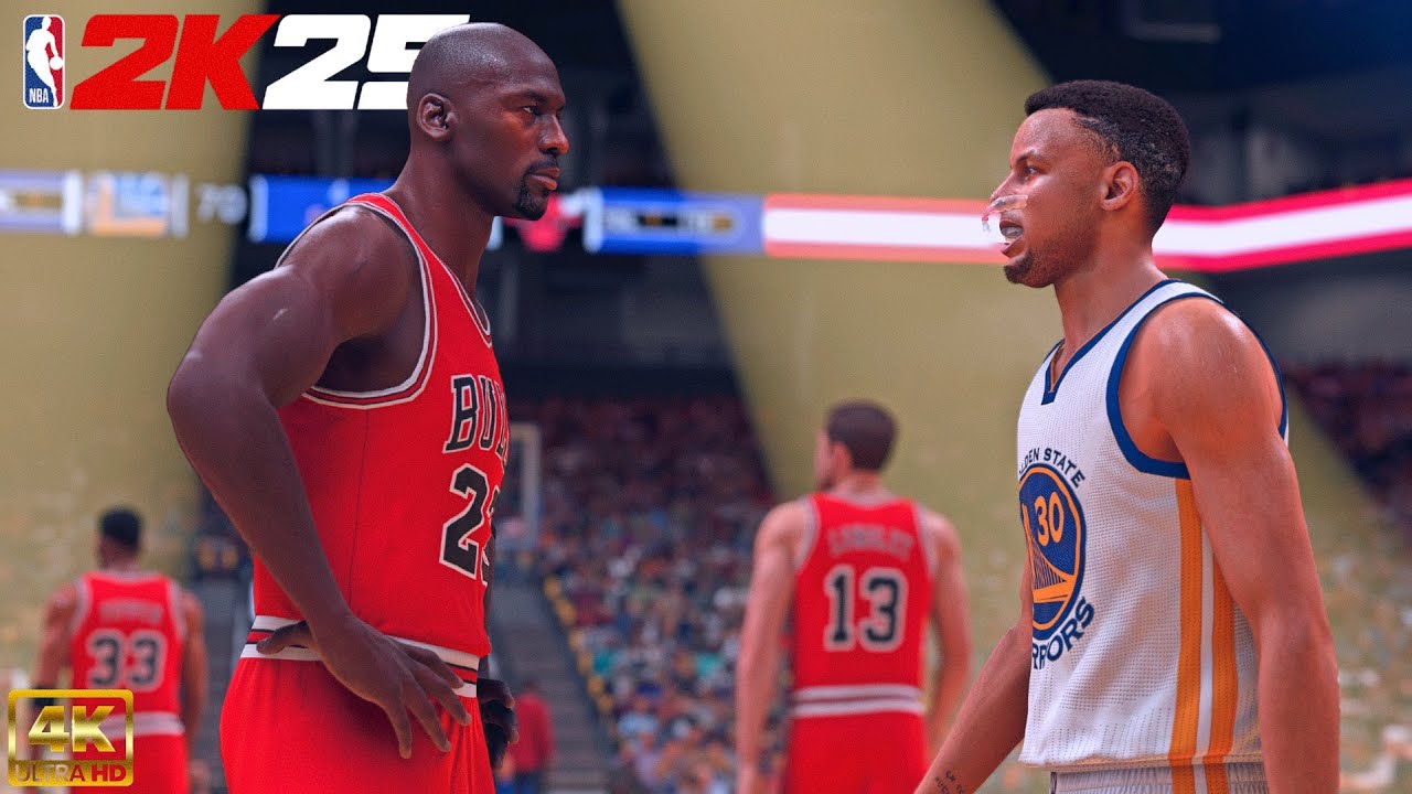 Что, если бы «Буллз» 96-го года встретились с «Уорриорз» 2016-го года? | Моды NBA 2K25 для ПК | «...