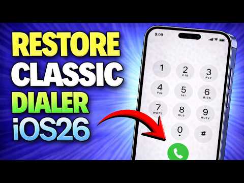Switch Back To Classic Phone App Layout On iPhone iOS 26 - Restore Old Dialer In iOS 26