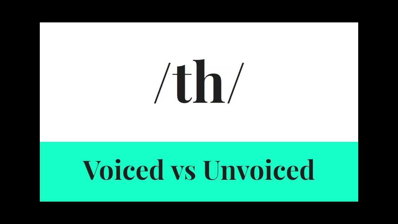 Teaching the Sounds of /th/