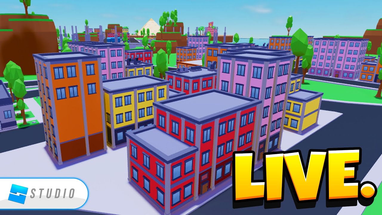 Building A MEGA MAP On Roblox LIVE YouTube