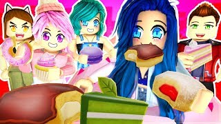 Eating all the FOOD in Roblox Dessert Simulator!