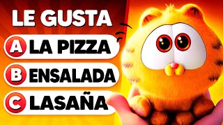 ¿CUÁNTO SABES DE GARFIELD FUERA DE CASA?  Garfield La Película |⭐ Chica Trivia