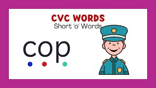 CVC Words with Phonics | Short 'o' | Reading for Kids | @phonics_reading | Phonics Reading