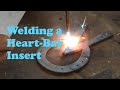 Welding a Heart-Bar Insert in a Horseshoe