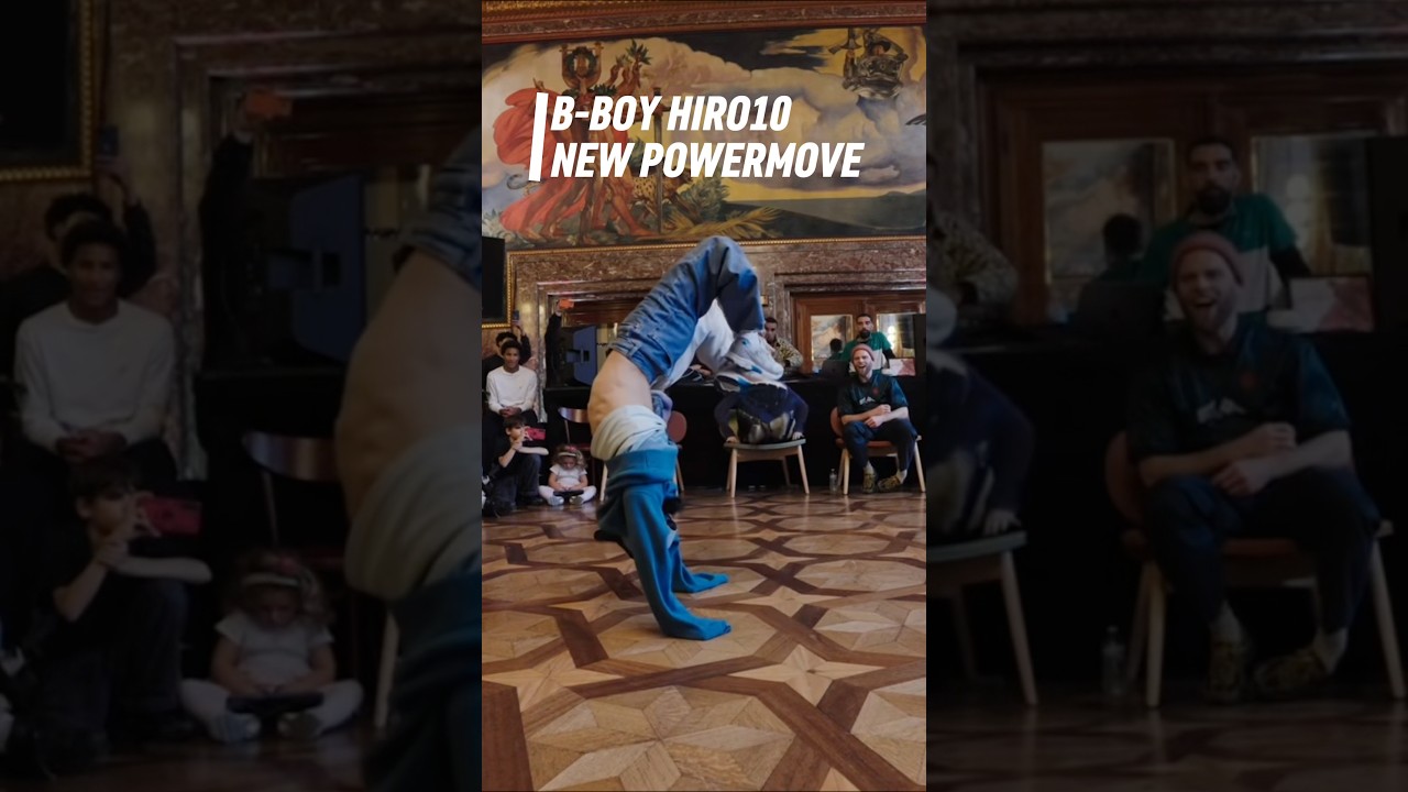 B-BOY HIRO10🇯🇵 NEW POWERMOVE #ブレイクダンス #ブレイキン