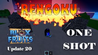 Shark Man + Rengoku』 One Shot Combo Blox Fruits, V2nyn