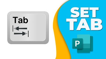 How to Set Tab in MS Publisher Document 2017