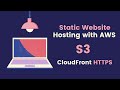Static Website with AWS S3 (CloudFront HTTPS Upgradable)
