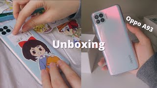 Unboxing and decorating my new phone | Oppo A93 | diy aesthetic phone case | sheennoh