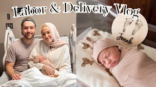 Labor \& Delivery Vlog of Our Second Baby! Baby Name Reveal