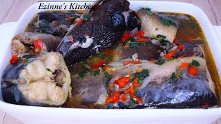 How to make Catfish pepper Soup\/ Point and kill