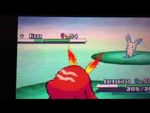 How to catch Minun in Pokemon white - YouTube