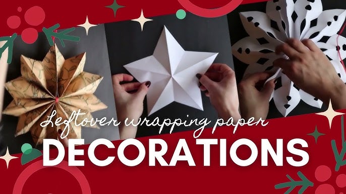 6 Cute Crafts to Make with Used Christmas Wrapping Paper