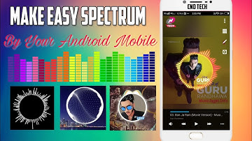 How To Make Audio Visualizer Spectrum By Android Mobile Hindi | Music Spectrum Make Only 5 Minutes