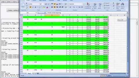 Road Highway Design Tutorial Video Hill Road Design with Bearing Line Data