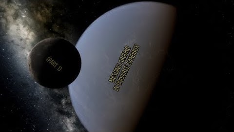 Messing around with space things. universe sandbox part 1